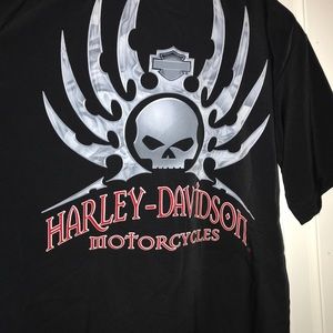 Harley Davidson Willie G button down